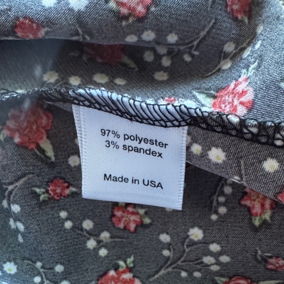 PINK Victoria's Secret Floral Maxi Skirt in Black and Red - Picture 5 of 6